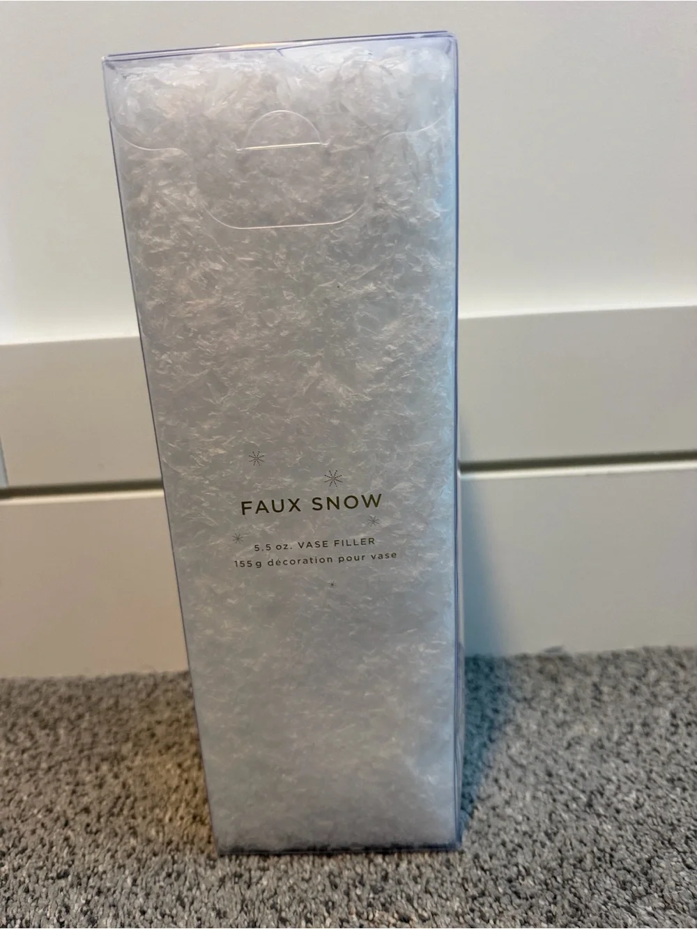 Pottery Barn Faux Snow - White Decorative Filler